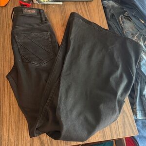 Shyanne Women's Black Mid Rise Flare Denim Jeans